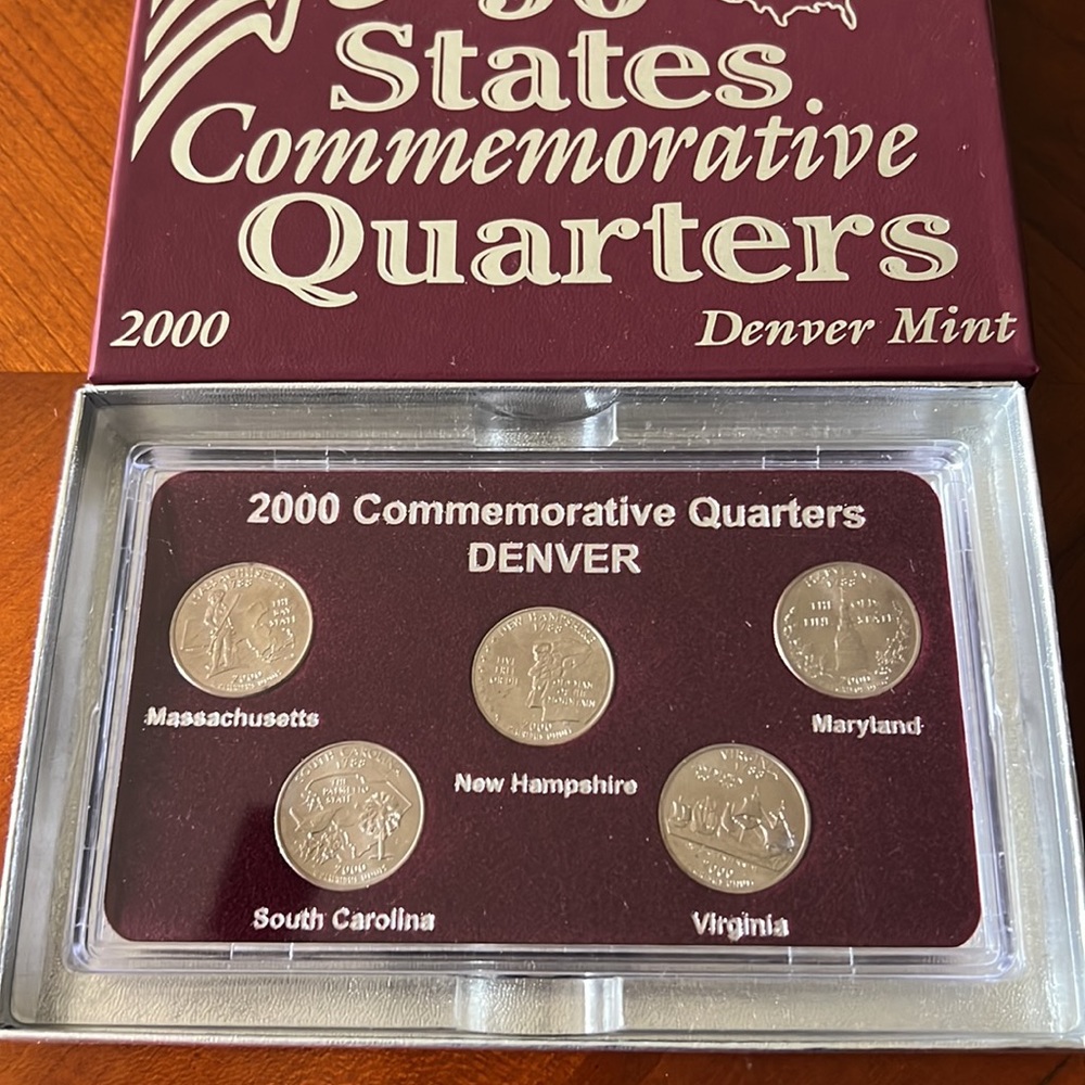 50 States Commemorative Quarters Denver Mint Year 2000